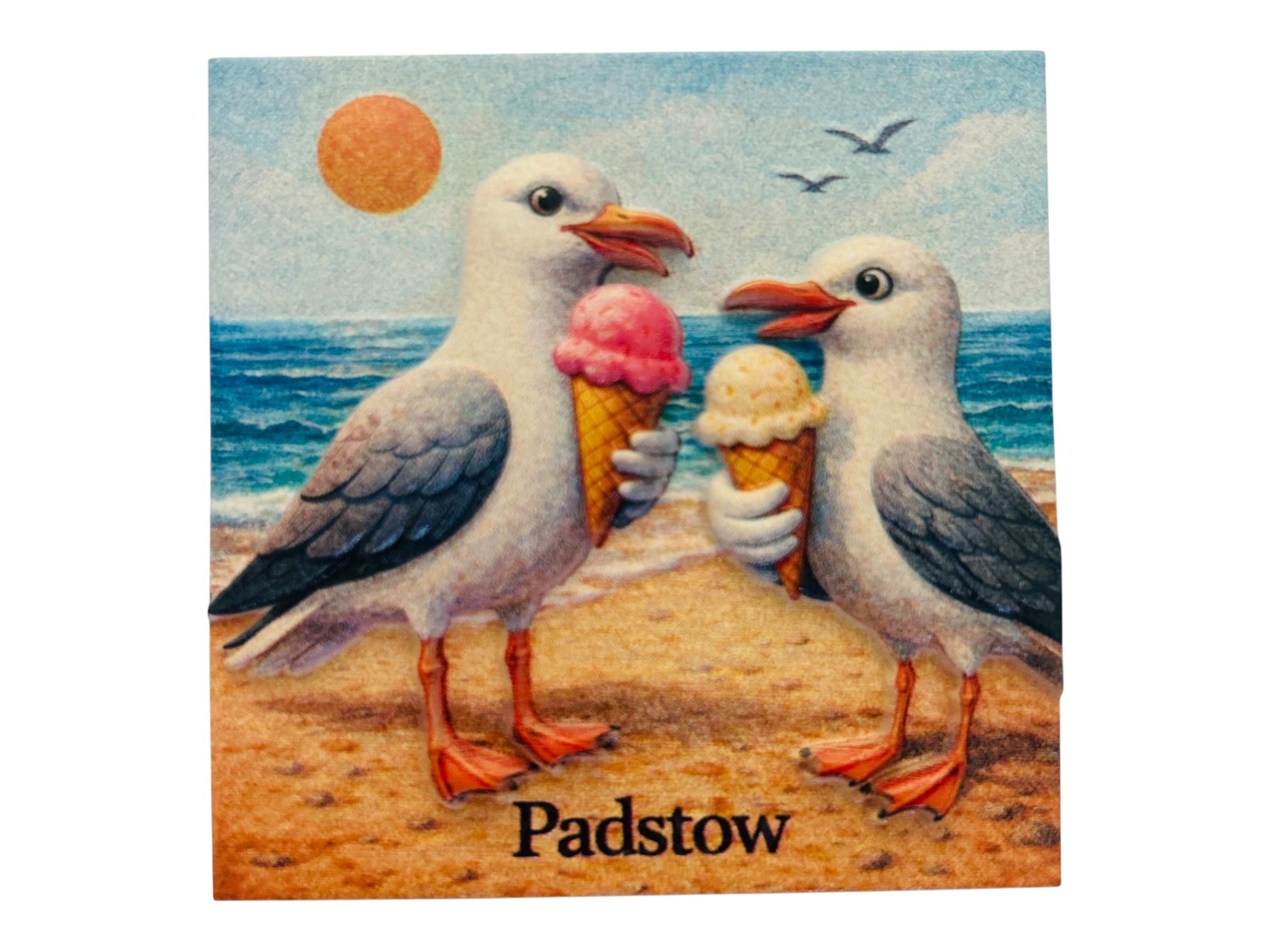 3D Printed Resin Magnet Seagull Ice Creams