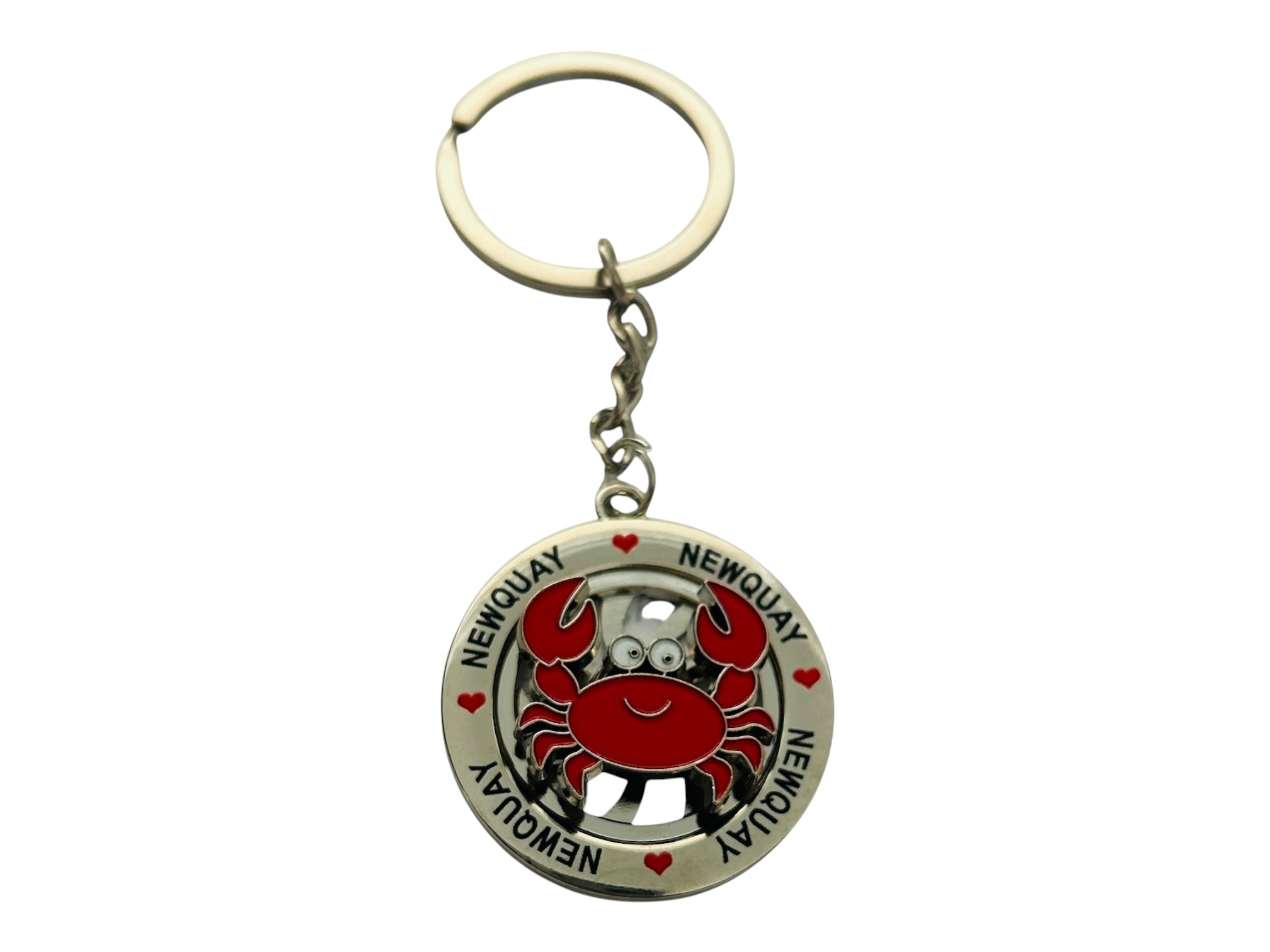 Crab Spinner Keyring