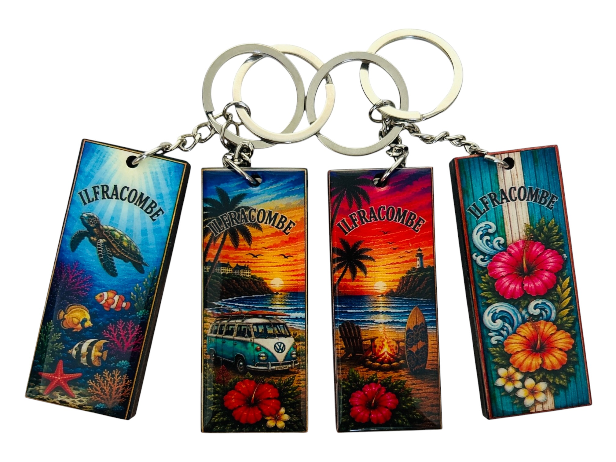 6Cm Wooden Keyring