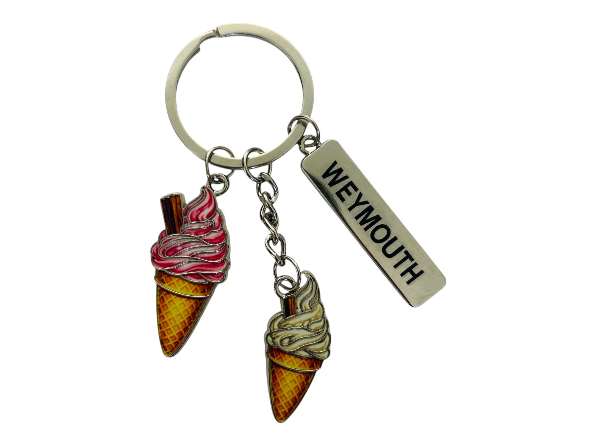 Ice Cream Charm Keyring
