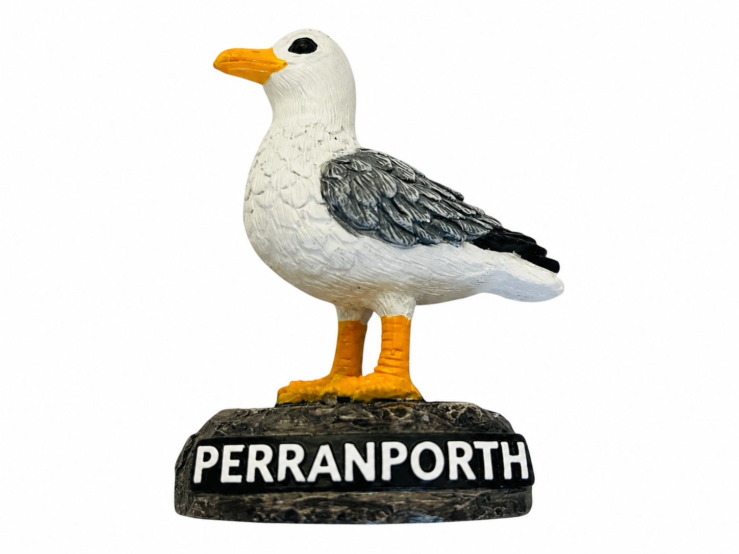 7.5Cm Seagull On Rock Resin Figurine